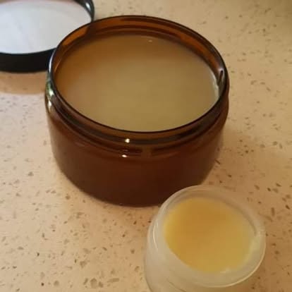 Naomi Lewin making the OsteoEase massage balm